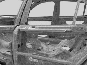 car frame 01 Modello 3D