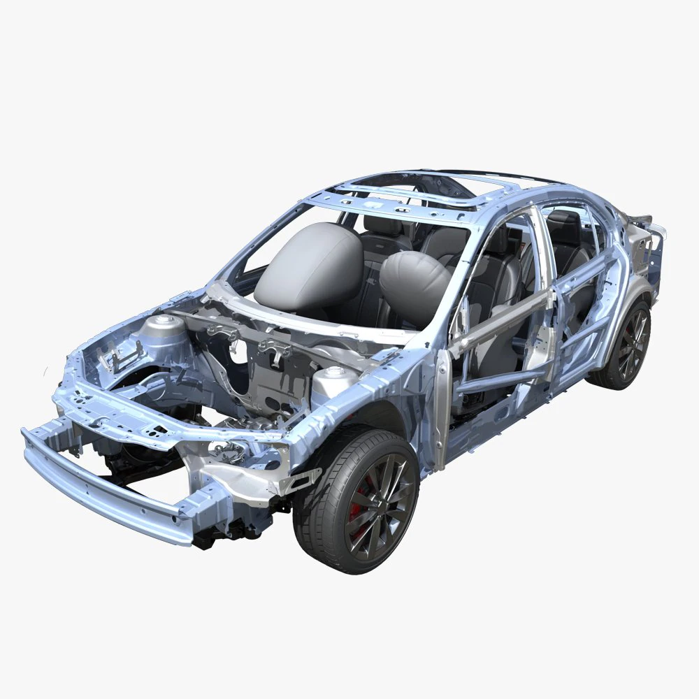 car frame 02 3D Model .c4d .max .obj .3ds .fbx .stl .blend 