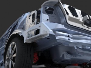 car frame 02 3Dモデル