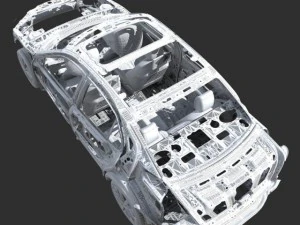 car frame 02 3D Model