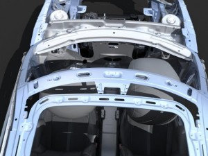 car frame 02 3Dモデル
