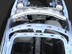 car frame 02 3D Model