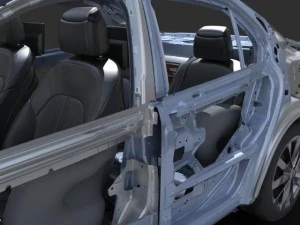 car frame 02 3D Model