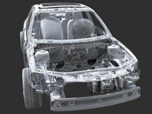 car frame 02 3Dモデル