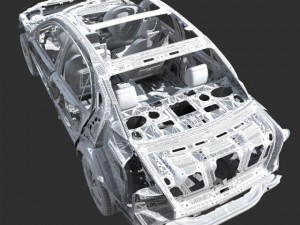 car frame 02 3Dモデル