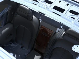 car frame 02 3D Model