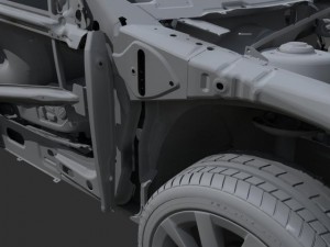 car frame 02 3Dモデル