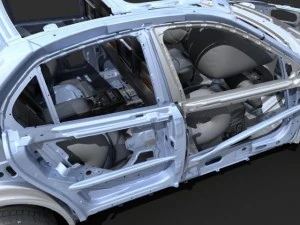 car frame 02 3D Model