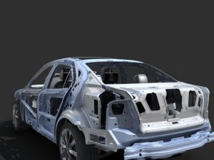 car frame 02 3D Model