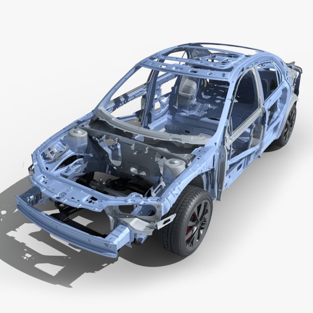 car frame 03 3D 모델 .c4d .max .obj .3ds .fbx .stl .blend 