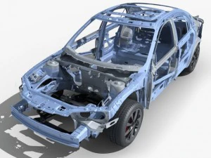 telaio dell'auto 03 Modello 3D