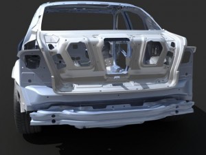 car frame 03 3D 모델