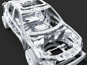car frame 03 3D 모델