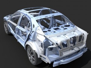 car frame 03 3D 모델