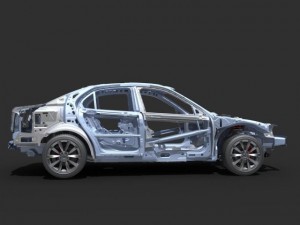 car frame 03 3D 모델