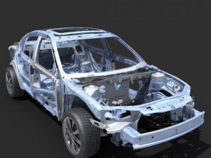 car frame 03 3D 모델