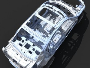 car frame 03 3D 모델