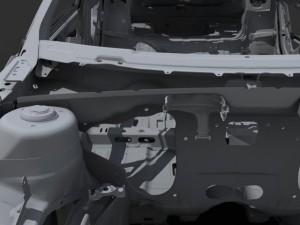 car frame 03 3D 모델