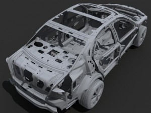 car frame 03 3D 모델