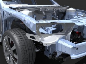 car frame 03 3D 모델