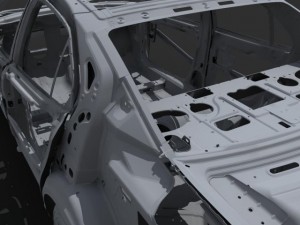 car frame 03 3D 모델