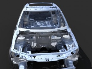 car frame 03 3D 모델