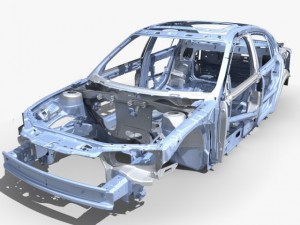 car frame 04 Model 3D