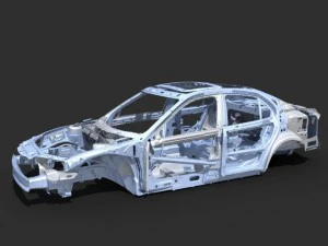 car frame 04 3D Model
