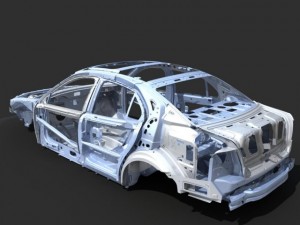 car frame 04 3D-Modell