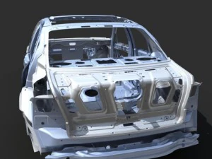 car frame 04 3D Model
