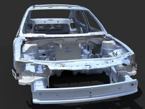 car frame 04 3D Model