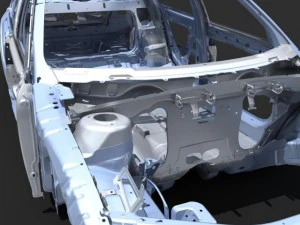 car frame 04 3D Model