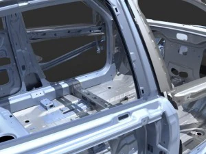 car frame 04 3D Model