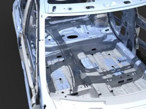 car frame 04 3D Model