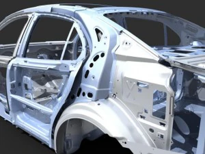car frame 04 3D Model