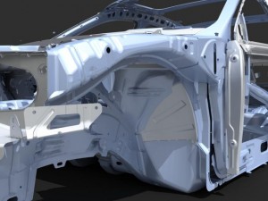 car frame 04 3D-Modell