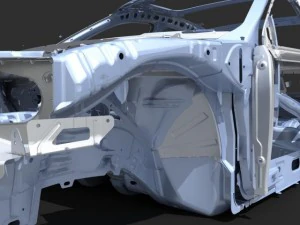 car frame 04 3D Model