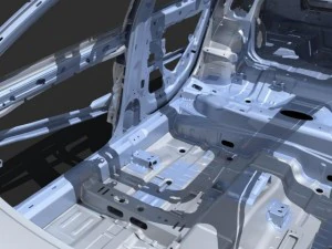 car frame 04 3D Model