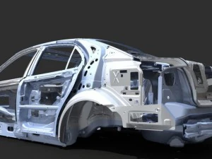 car frame 04 3D Model