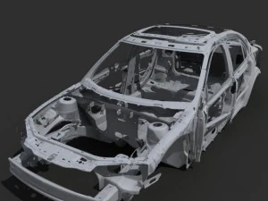 car frame 04 3D Model