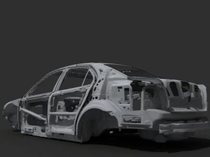 car frame 04 3D Model