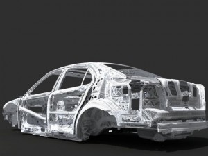 car frame 04 3D-Modell