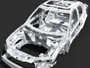 car frame 04 3D Model