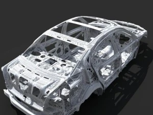 car frame 04 3D Model