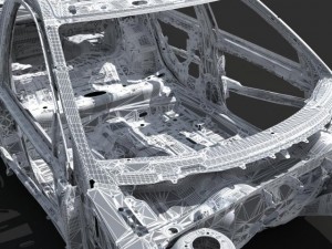 car frame 04 3D-Modell