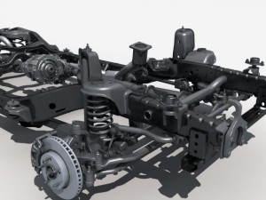 car chassis 02 3D 모델