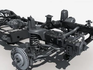 car chassis 02 3D Model