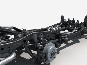 car chassis 02 3D 모델