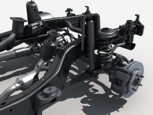 car chassis 02 3D 모델