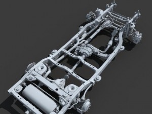 car chassis 02 3D 모델